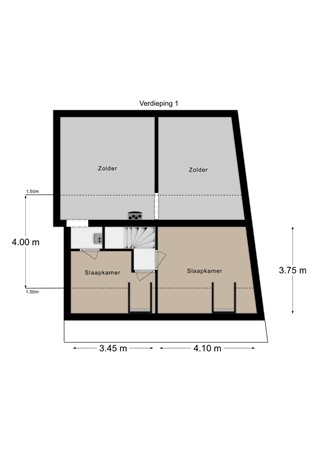 Floorplan - Kerkstraat 29G, 6286 CA Wittem